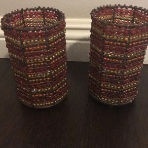 Used beautiful candle holders